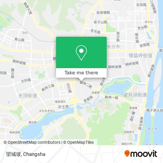 望城坡 map