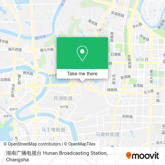 湖南广播电视台 Hunan Broadcasting Station map
