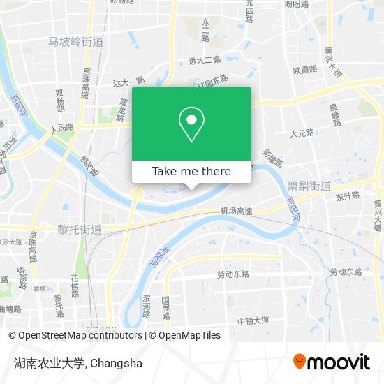 湖南农业大学 map