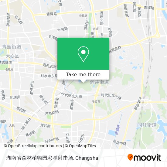 湖南省森林植物园彩弹射击场 map