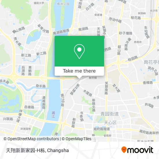 天翔新新家园-H栋 map