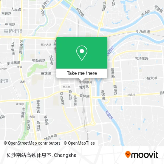 长沙南站高铁休息室 map