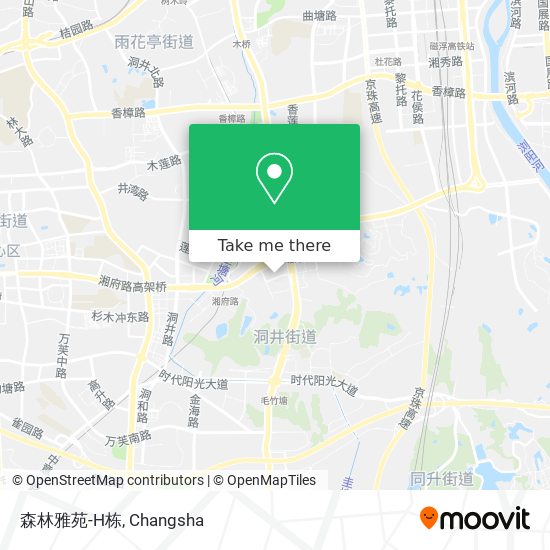 森林雅苑-H栋 map