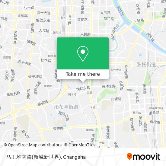 马王堆南路(新城新世界) map
