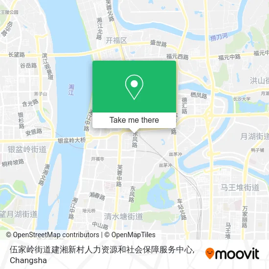 伍家岭街道建湘新村人力资源和社会保障服务中心 map