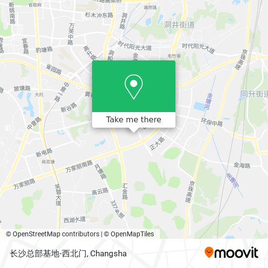 长沙总部基地-西北门 map