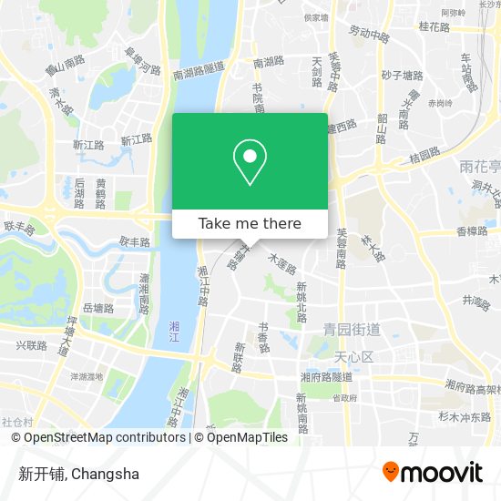 新开铺 map