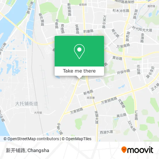 新开铺路 map