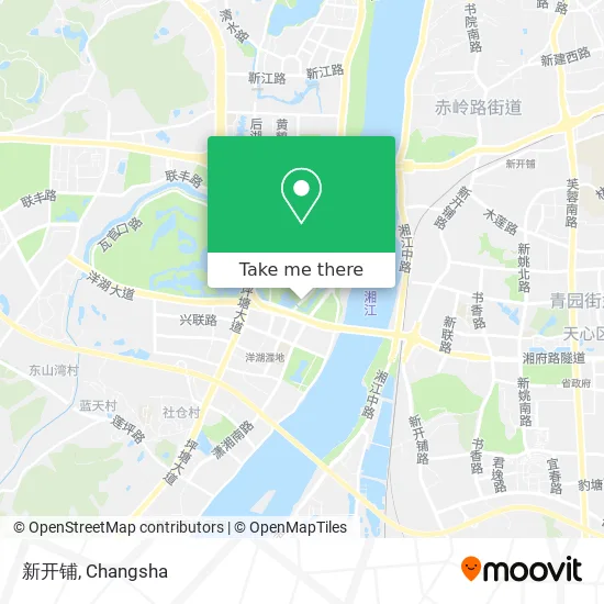 新开铺 map