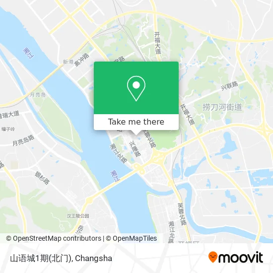 山语城1期(北门) map