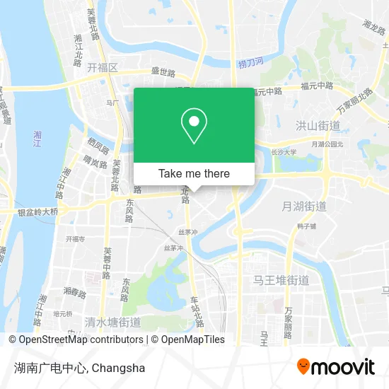 湖南广电中心 map