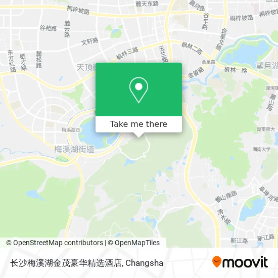 长沙梅溪湖金茂豪华精选酒店 map