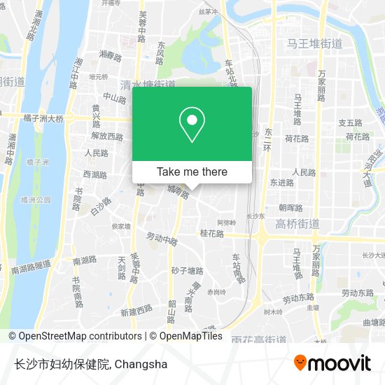 长沙市妇幼保健院 map