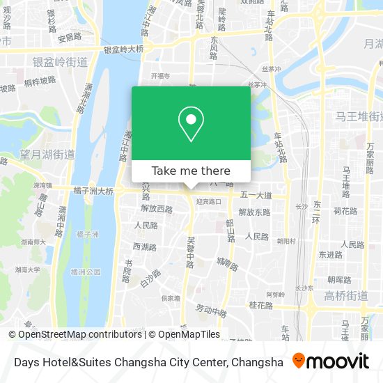 Days Hotel&Suites Changsha City Center map
