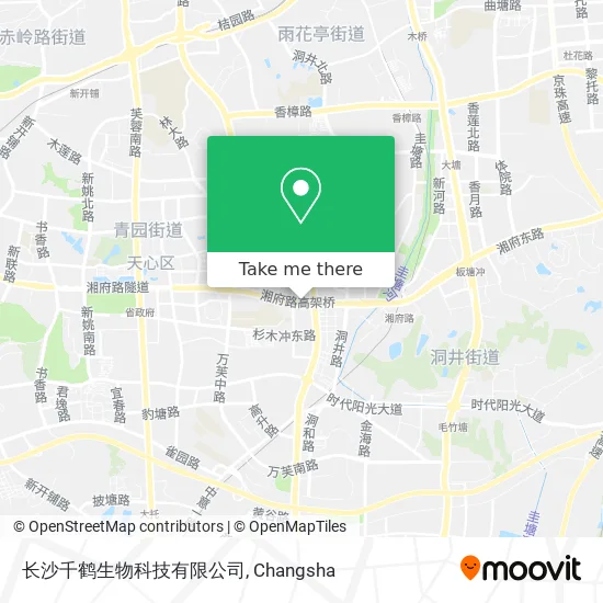 长沙千鹤生物科技有限公司 map
