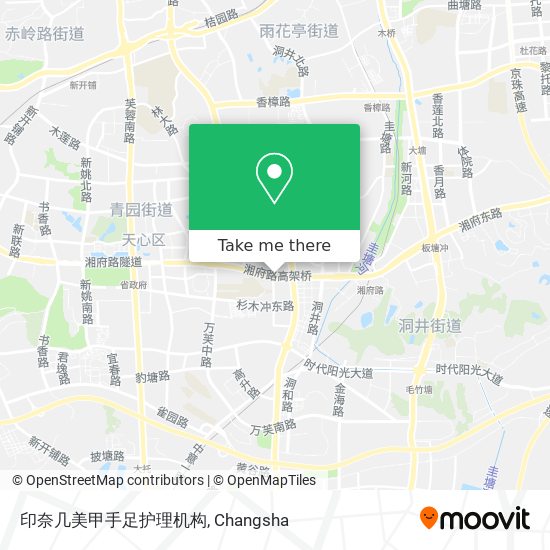 印奈几美甲手足护理机构 map
