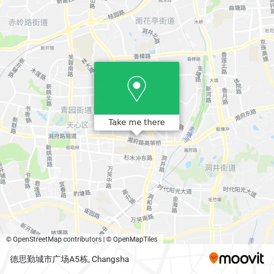德思勤城市广场A5栋 map