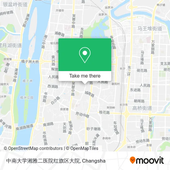 中南大学湘雅二医院红旗区大院 map