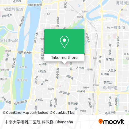 中南大学湘雅二医院-科教楼 map