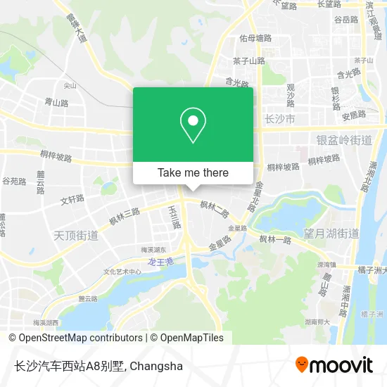 长沙汽车西站A8别墅 map