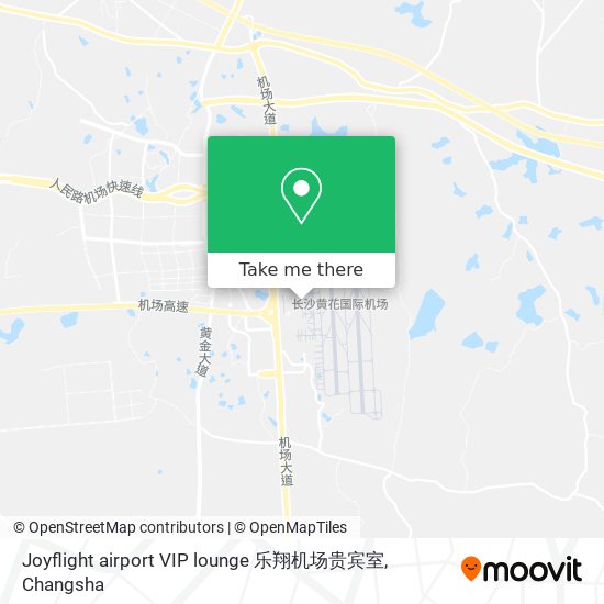 Joyflight airport VIP lounge 乐翔机场贵宾室 map