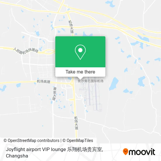 Joyflight airport VIP lounge 乐翔机场贵宾室 map