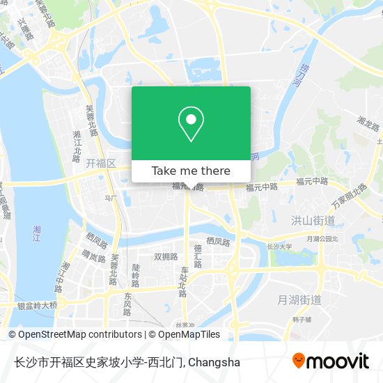 长沙市开福区史家坡小学-西北门 map