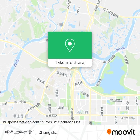 明洋驾校-西北门 map