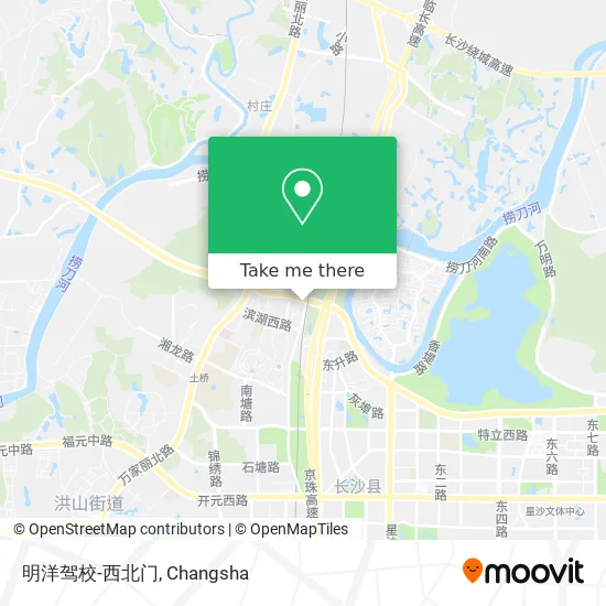 明洋驾校-西北门 map