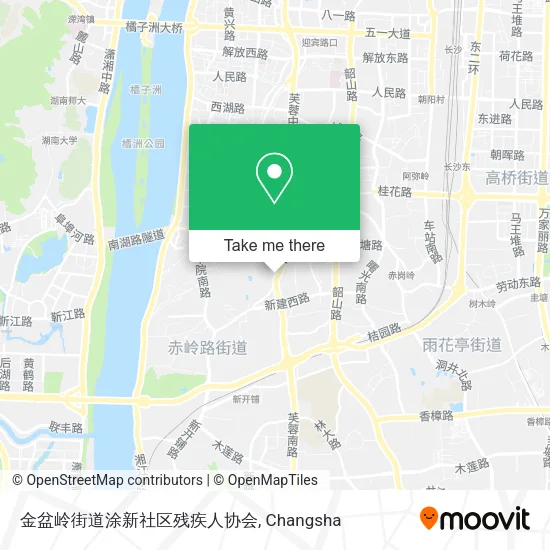 金盆岭街道涂新社区残疾人协会 map