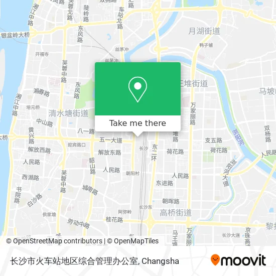 长沙市火车站地区综合管理办公室 map
