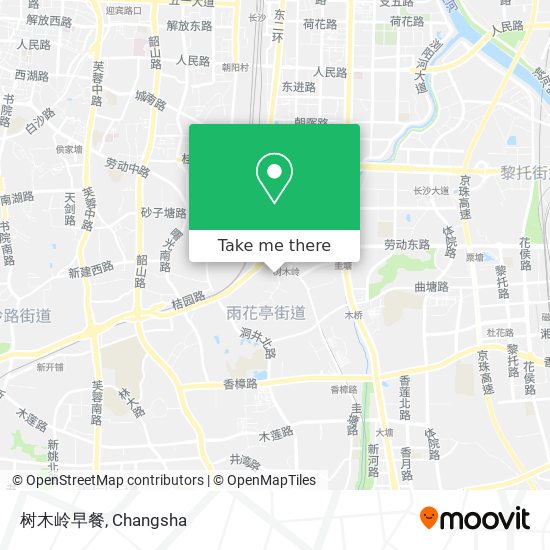 树木岭早餐 map