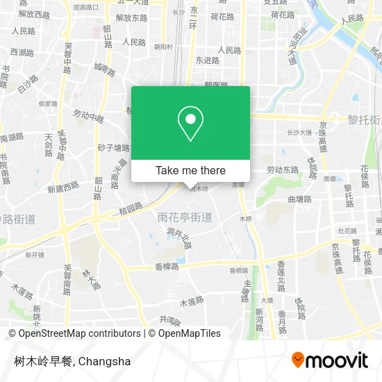 树木岭早餐 map