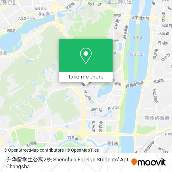 升华留学生公寓2栋 Shenghua Foreign Students' Apt map
