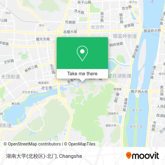 湖南大学(北校区)-北门 map