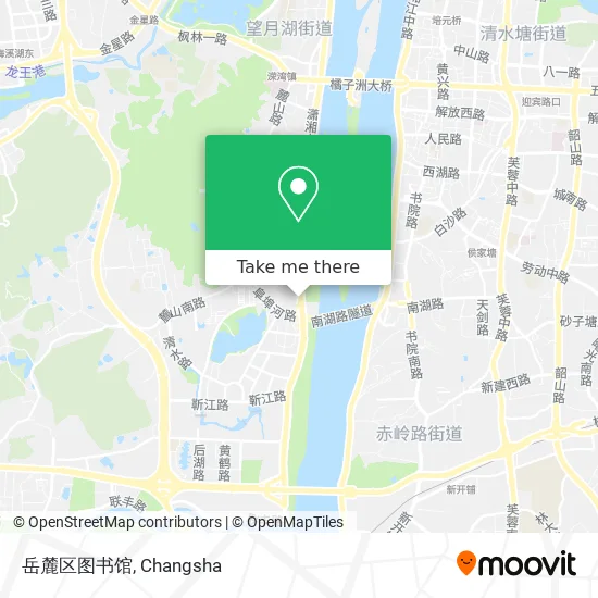 岳麓区图书馆 map