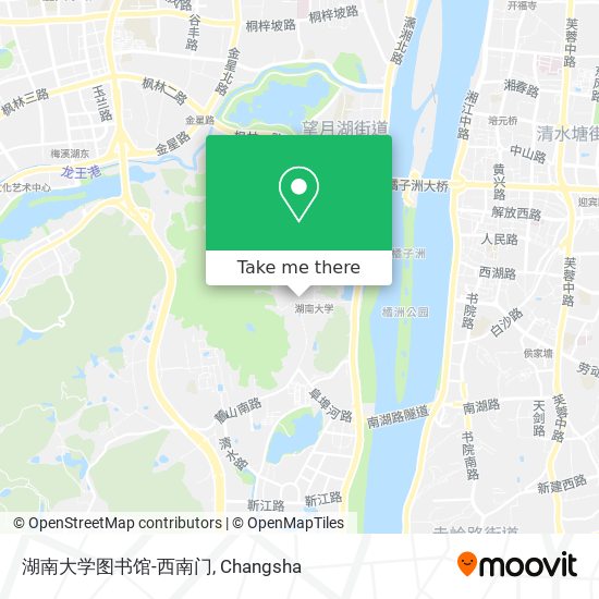 湖南大学图书馆-西南门 map