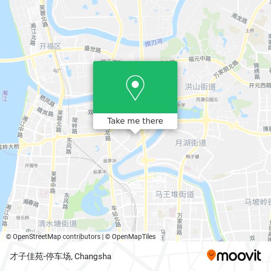 才子佳苑-停车场 map