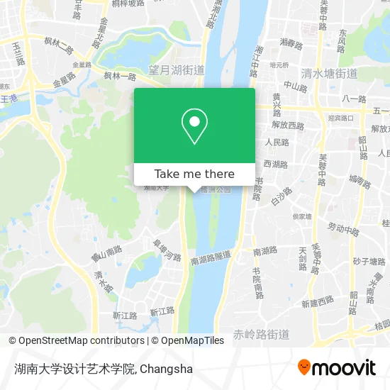 湖南大学设计艺术学院 map