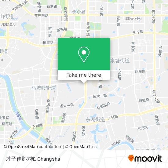 才子佳郡7栋 map