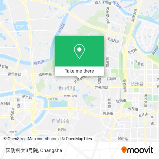 国防科大3号院 map