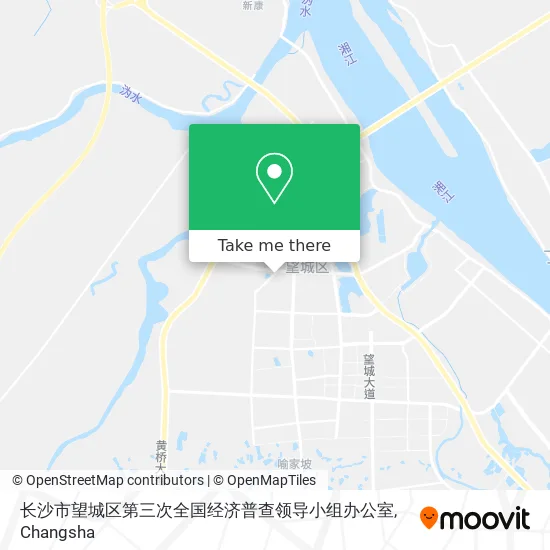 长沙市望城区第三次全国经济普查领导小组办公室 map