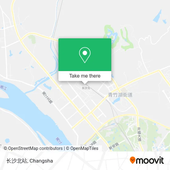 长沙北站 map