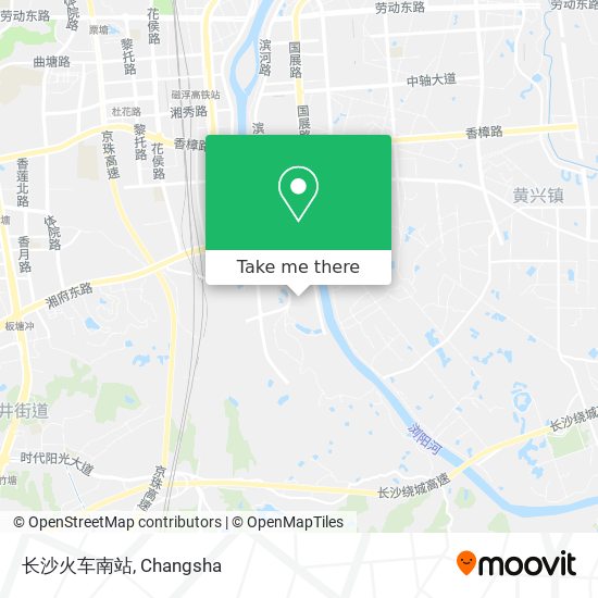 长沙火车南站 map