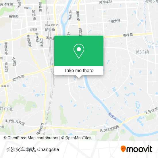 长沙火车南站 map