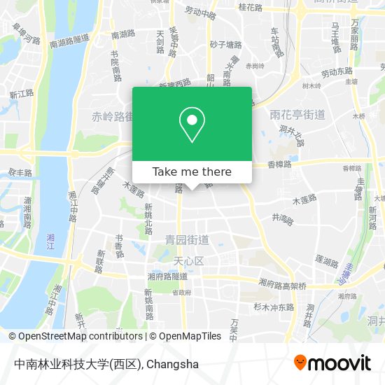 中南林业科技大学(西区) map