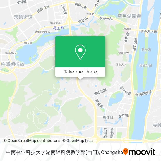 中南林业科技大学湖南经科院教学部(西门) map