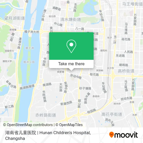 湖南省儿童医院 | Hunan Children's Hospital map