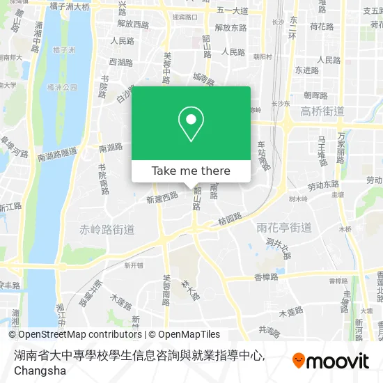 湖南省大中專學校學生信息咨詢與就業指導中心 map
