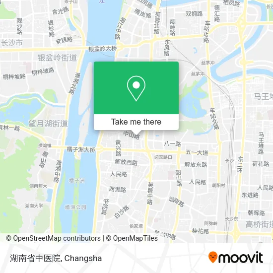 湖南省中医院 map
